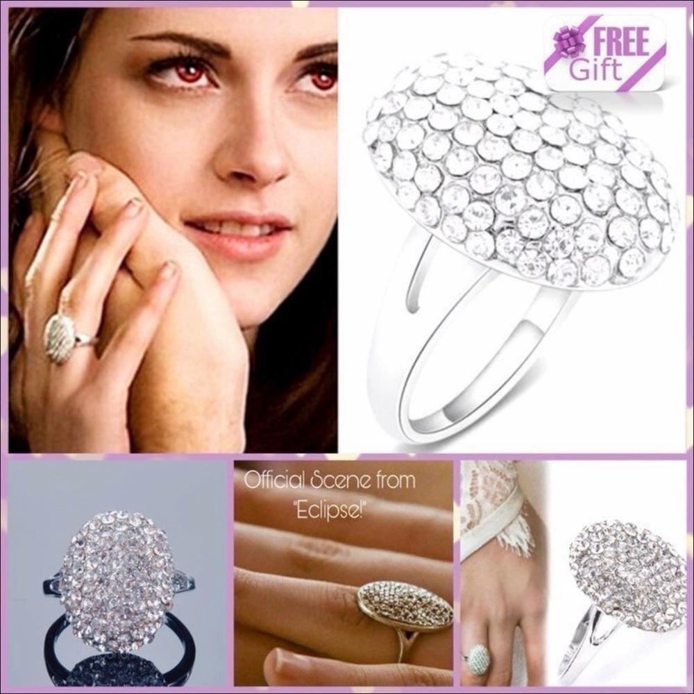 BRAND NEW “TWILIGHT” SAGA “BELLA SWAN” ENGAGEMENT RING FROM “ECLIPSE” SIZES 5-10